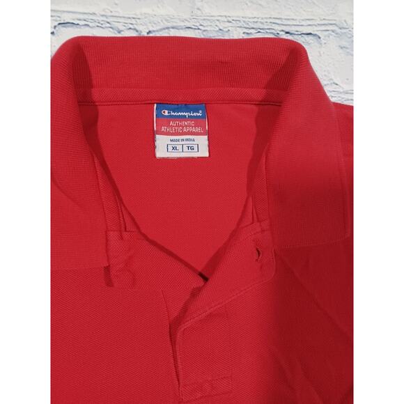Georgia‎ Bulldogs Shirt Mens XL Red Polo Champion Embroidered Logo - Picture 2 of 3